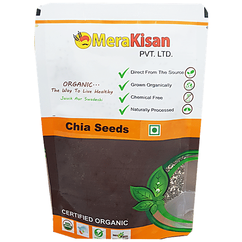 MeraKisan Organic Chia Seed, 100 g Packet 
