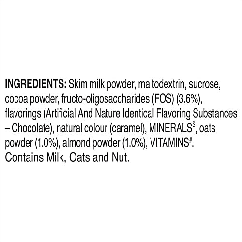 Pediasure 7+ Chocolate Flavour Nutrition Drink Powder With Oats & Almond For Children, 400 g Height Gain, Strength Improvement, Brain Development