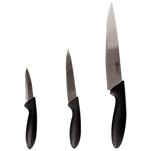 BB Home Kitchen Knife Set Stainless Steel, 3 pcs  