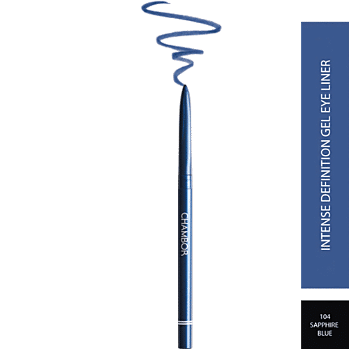 Chambor Intense Definition Gel Eye Liner Pencil, 0.25 g Sapphire Blue, #104