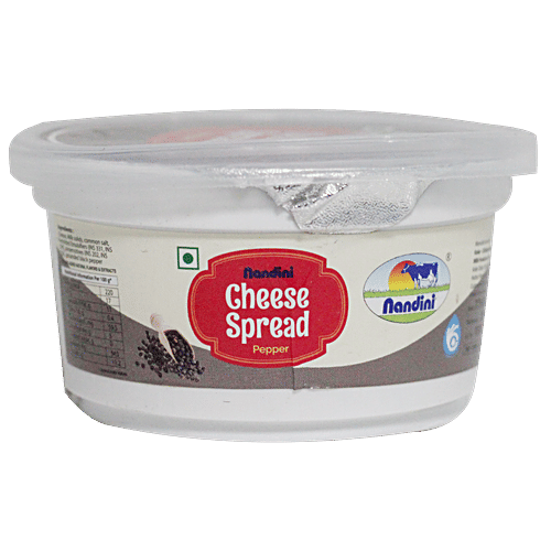 Nandini Cheddar Cheese Spread - Pepper, 200 g Cup 