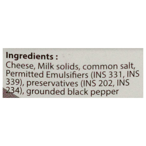 Nandini Cheddar Cheese Spread - Pepper, 200 g Cup 