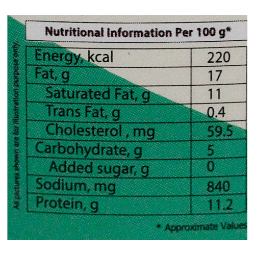 Nandini Cheddar Cheese Spread - Capsicum, 200 g Cup 