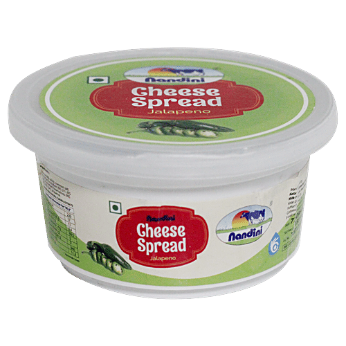 Nandini Cheddar Cheese Spread - Jalapeno, 200 g Cup 