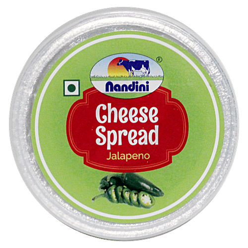 Nandini Cheddar Cheese Spread - Jalapeno, 200 g Cup 