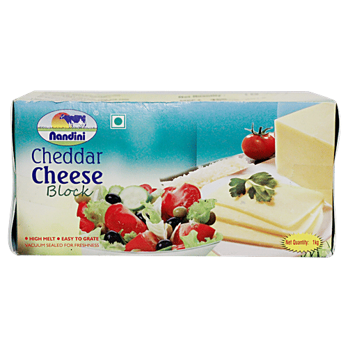 Nandini Cheddar Cheese, 1 kg Carton 