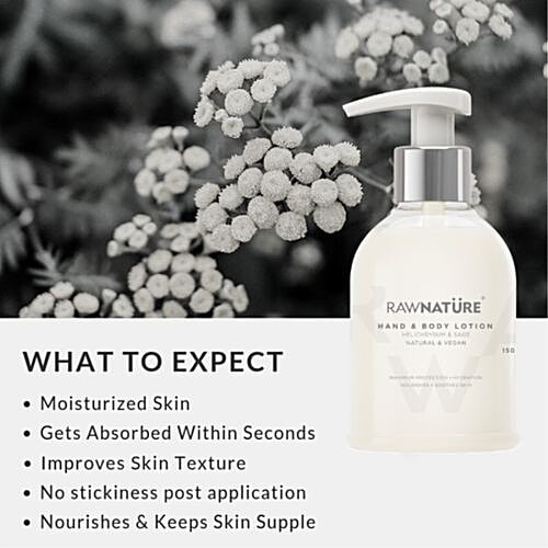 RawNature Helichrysum & Sage Hand & Body Lotion, 150 grms  