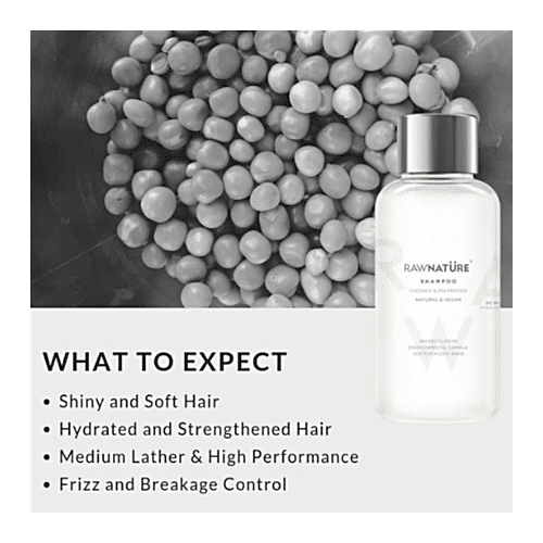 RawNature Miniature Coconut & Pea Protein Shampoo, 50 ml