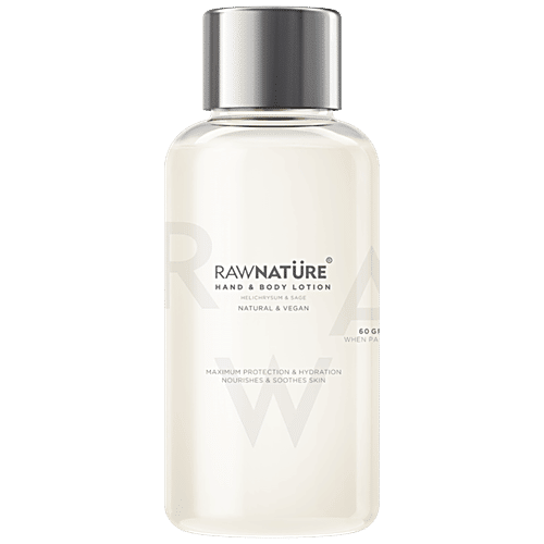 RawNature Miniature Helichrysum & Sage Hand & Body Lotion, 60 g  