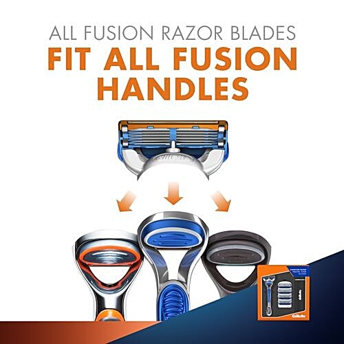 Gillette Fusion Gift Pack With Travel Case, 129 g  5 Blades, Lubricating Strip