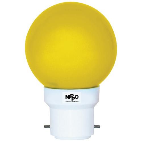 Nippo LED Bulb - Assorted, Round, 0.5 Watts, B22 Base, 1 pc  