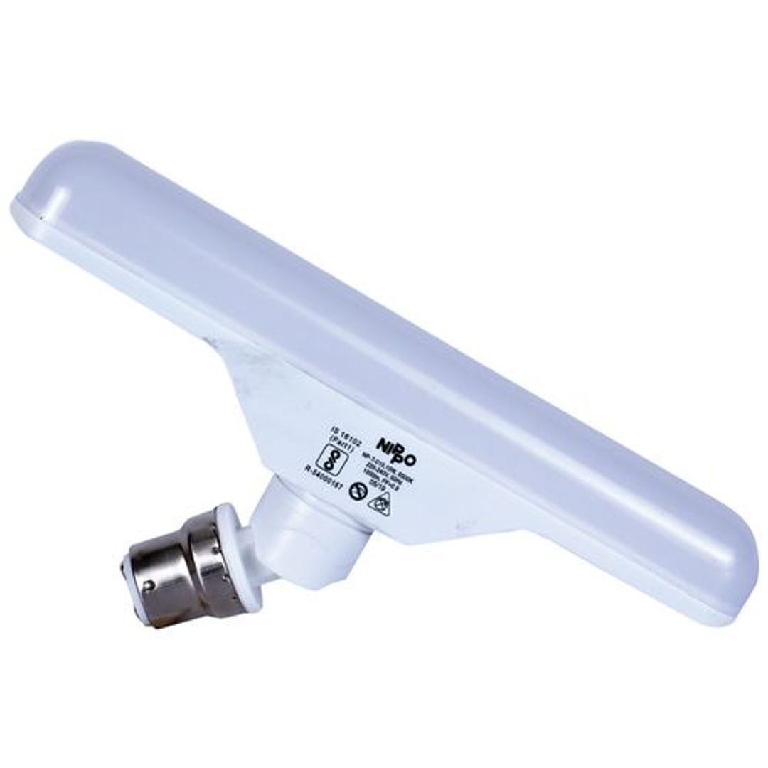 Nippo LED/T -Bulb - Cool Daylight White, 10 Watts, B22 Base, 1 pc 