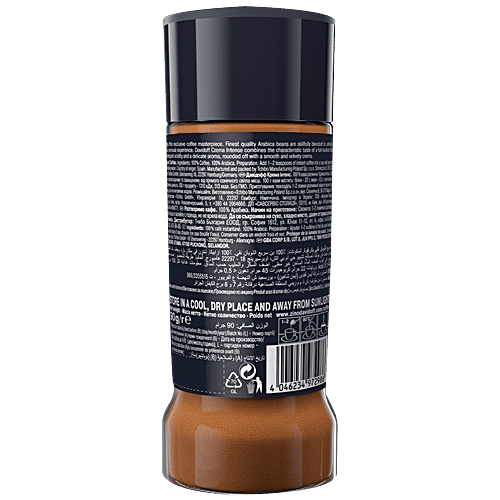 Davidoff Crema Intense Instant Coffee, 90 g Bottle