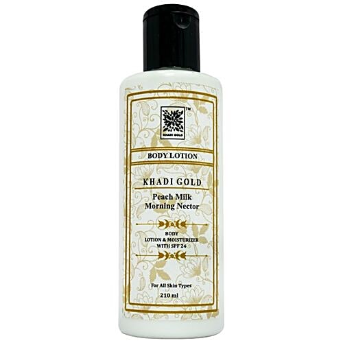 Buy Khadi Gold Peach Milk Morning Nectar Body Lotion & Moisturizer