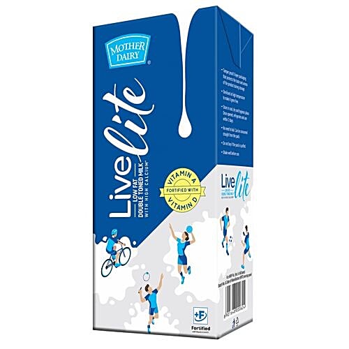 Buy mother dairy Live Lite Low Fat Fortified Milk Online at Best
