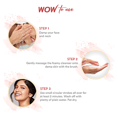 Wow Skin Science Apple Cider Vinegar Face Wash - Aloe Leaf Extract, Cleanses Gently, No Parabens & Sulphate, 100 ml Tube No Parabens & Sulphate