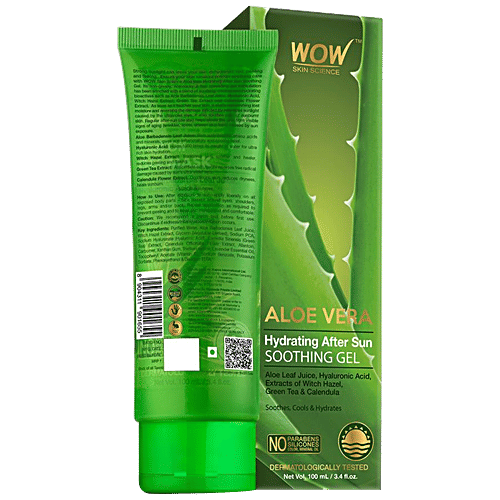 Buy Wow Skin Science Aloe Vera Hydrating After Sun Soothing Gel Online