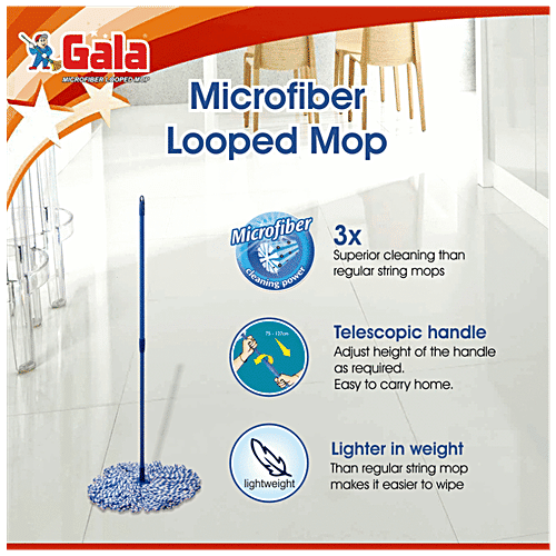 Gala Microfiber Looped Mop, 1 pc  
