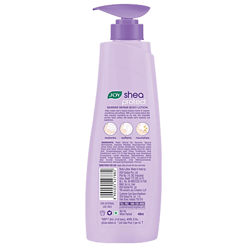Joy Shea Protect Body Lotion, 400 ml For Barrier Repair