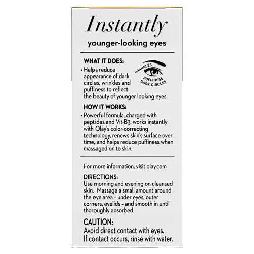 Olay Eyes Ultimate Eye Cream - For Dark Circles, Wrinkles & Puffiness, 15 ml  