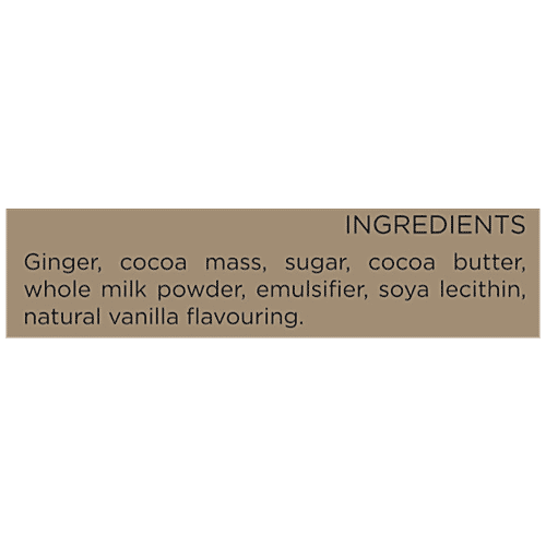 Toska Chocolates Ginger Milk Chocolate, 70 g  