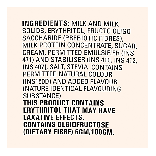 Noto Salted Caramel Ice Cream, 125 ml  75% Less Sugar, 2X More Protein