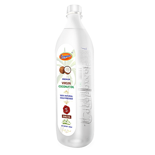 Amajain Coco Power Virgin Coconut oil, 1 L  0% Trans Fat & 0% Cholesterol