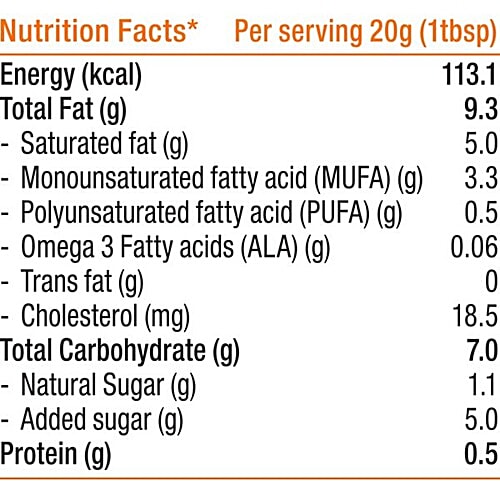 Epigamia  Spreads - Chocolate Hazelnut, Made from Ghee, Source of Omega 3, 250 g Jar No Preservatives