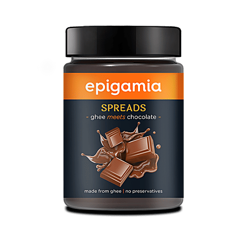 Buy Epigamia Spreads Chocolate Hazelnut, Made from Ghee, Source of