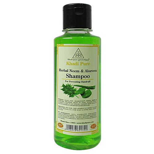 Buy Khadi Pure Hair Shampoo Herbal Neem & Aloe Vera Online at Best