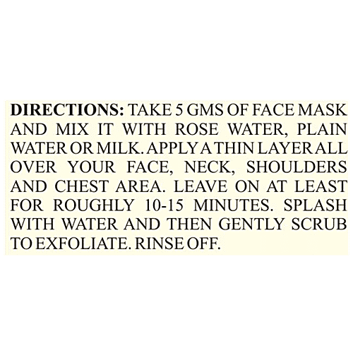 Khadi Pure Herbal Sandal & Almond Face Mask - For Dry Skin, 50 g Jar