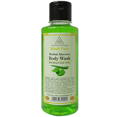 Buy Khadi Pure Herbal Aloevera Body Wash Online at Best Price of Rs 160