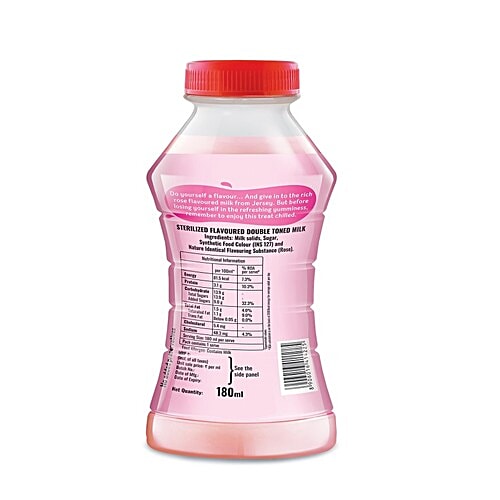 Godrej Jersey Rose Flavoured Milk, 180 ml  