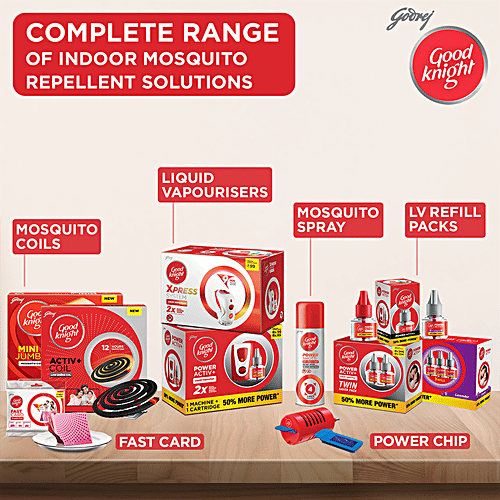 Good knight Power Activ+ - Mosquito Repellent Refill, 45 ml (Pack of 4) 