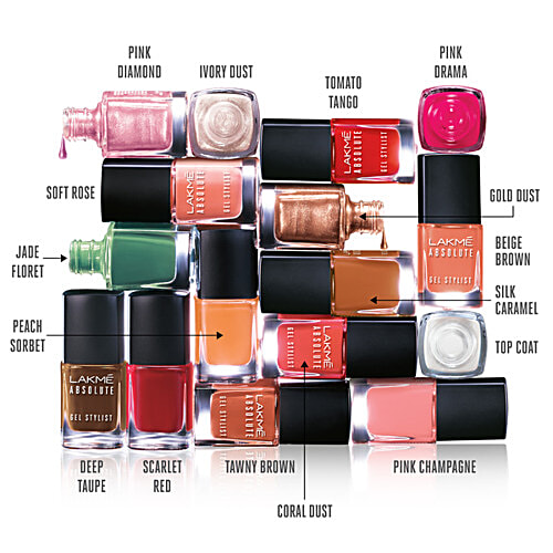 Lakme Absolute Gel Stylist Nail Colour, 12 ml Top Coat 