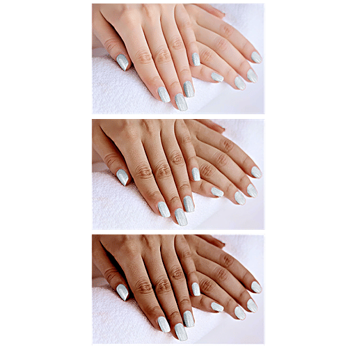 Lakme Color Crush Nail Art - Sand Blue, 6 ml  