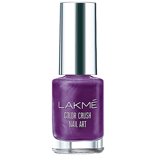 Lakme Color Crush Nail Art - M15, Purple, 6 ml  