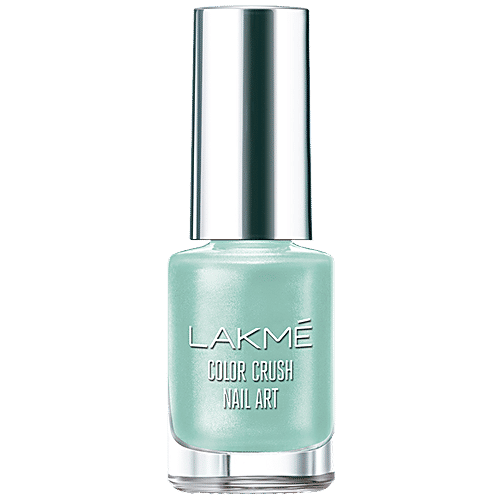 Lakme Color Crush Nail Art - Mint Blue, 6 ml  