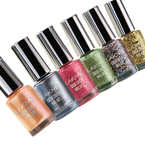 Lakme Color Crush Nail Art - M17, Peach, 6 ml  