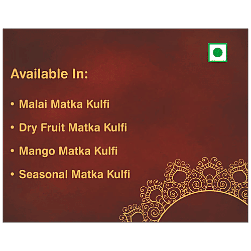 Cream Pot Dry Fruit Matka Kulfi, 200 ml  