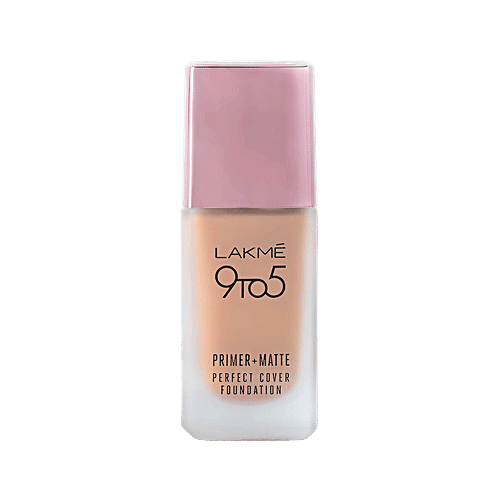 Buy Lakme 9To5 Primer + Matte Perfect Cover Foundation C100, Cool Ivory Online at Best Price