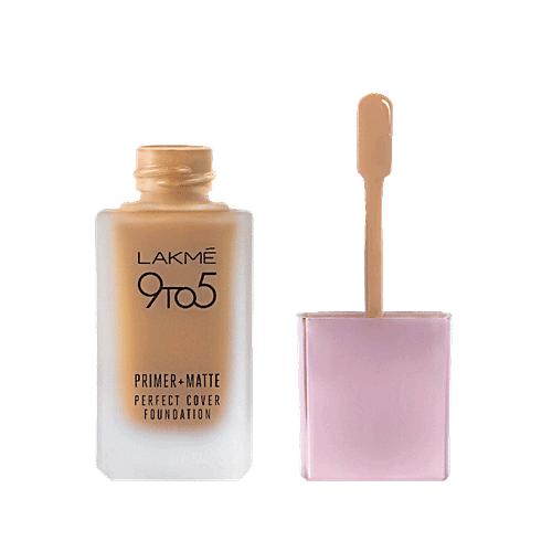 Buy Lakme 9To5 Primer + Matte Perfect Cover Foundation N260, Neutral Honey Online at Best