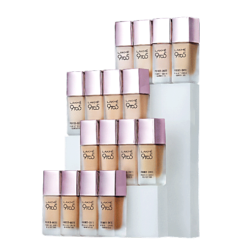 Lakme 9To5 Primer + Matte Perfect Cover Foundation - N260, Neutral Honey, 25 ml  