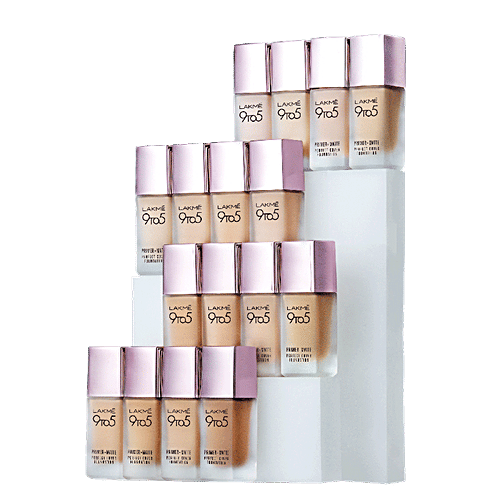 Lakme 9To5 Primer + Matte Perfect Cover Foundation - N340, Neutral Almond, 25 ml  