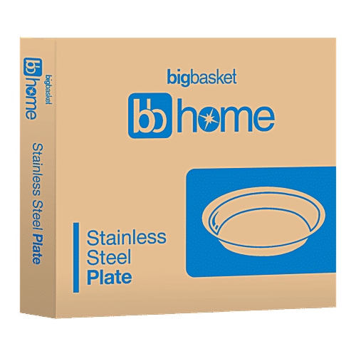 BB Home Steel Atta/Maida/Dough Parat Plate - No. 15, 1 pc  