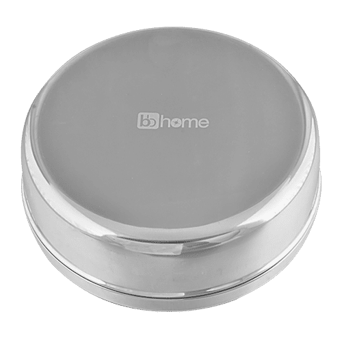 bb home Storage Container/Puri Dabba - No.11, Stainless Steel, Durable, Rust Proof, 1.2 l (1 pc) 