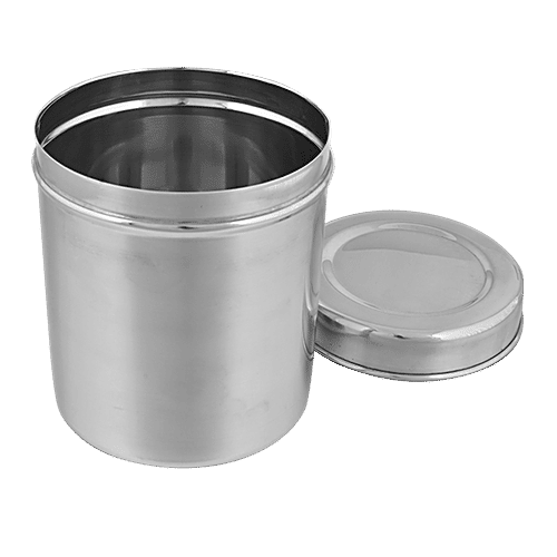 BB Home Steel Deep Dabba/Storage Container - No. 12, Plain, 1.9 L  