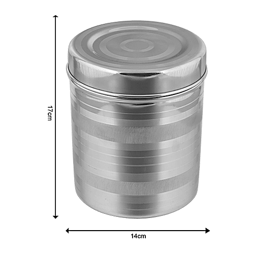 BB Home Steel Deep Dabba/Storage Container  - No. 13, Diamond, 2.6 L  