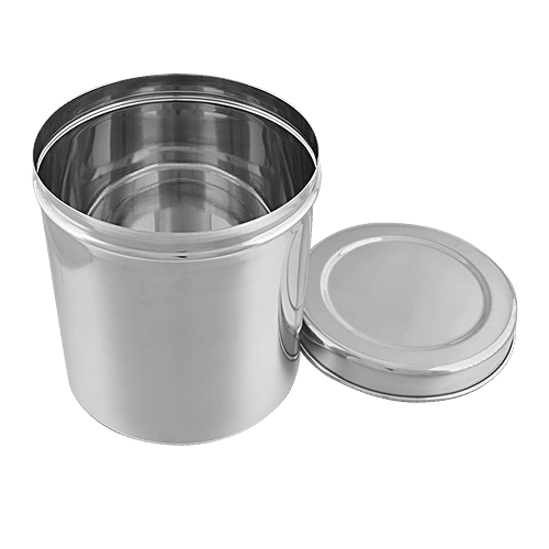 BB Home Steel Deep Dabba/Storage Container - No. 16, Plain, 4.6 L  