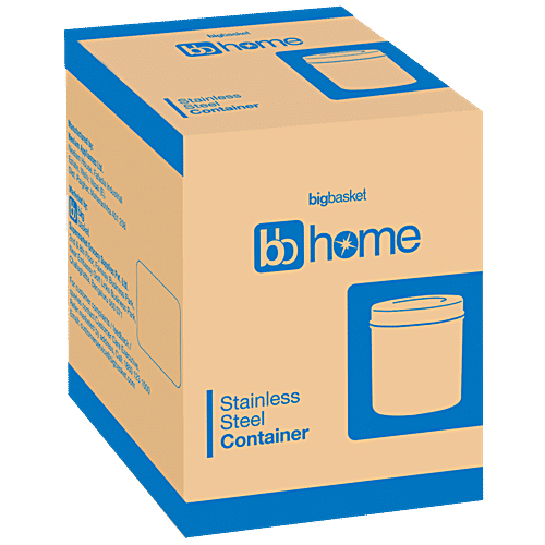 BB Home Steel Deep Dabba/Storage Container - No. 16, Ubha Russian, 4.6 L  